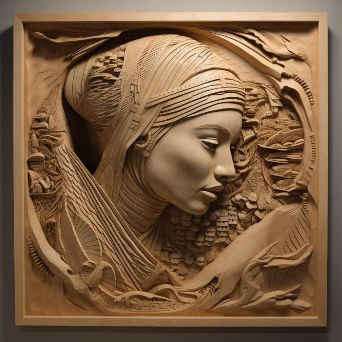 نموذج ثلاثي الأبعاد لآلة CNC 3D Art 